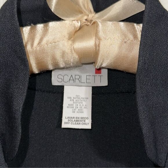 Vintage Treasure M Black Japan Style Gold Tone Locking Latches Jacket - Picture 8 of 11